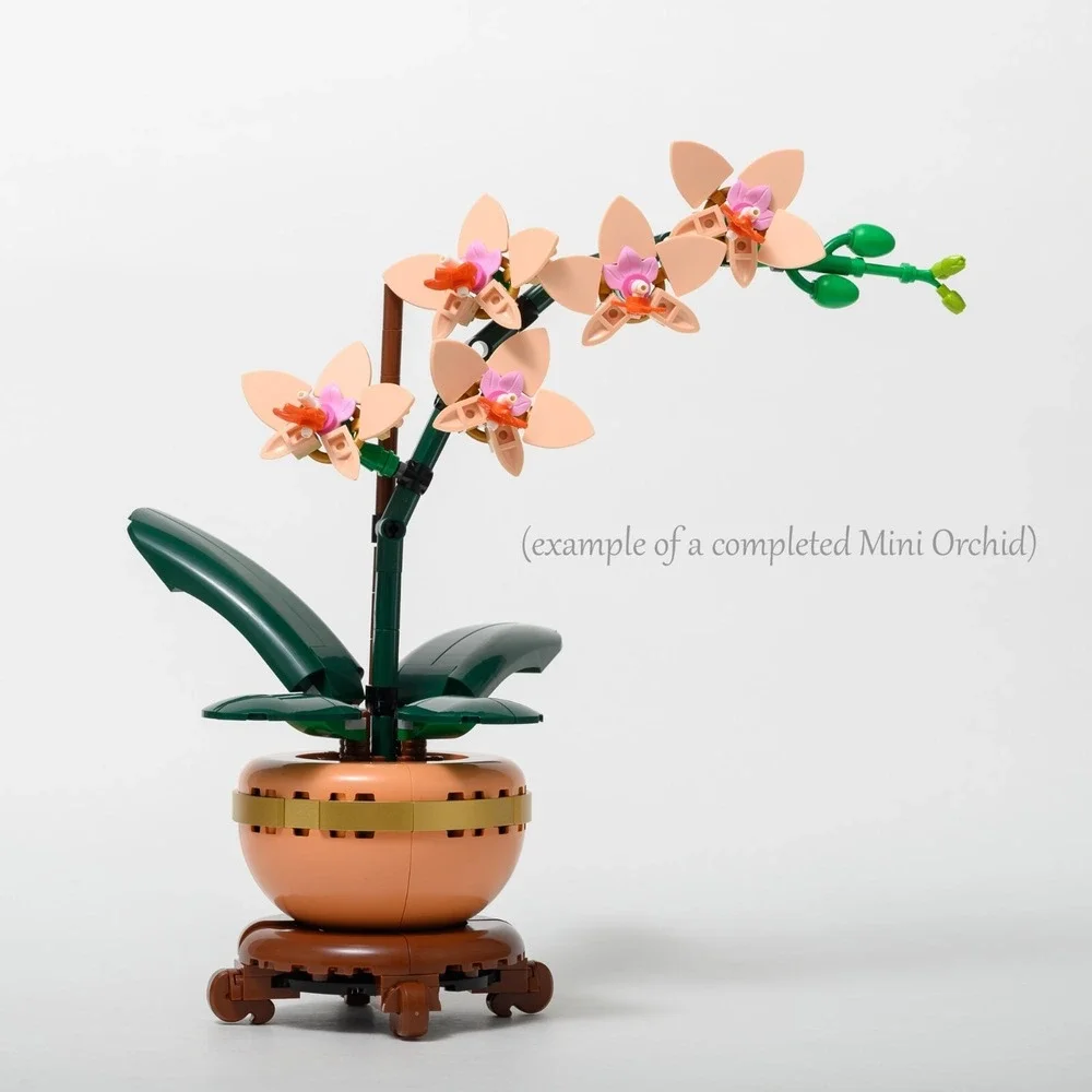 LEGO Botanicals: Mini Orchid Building Set (10343) - Flower Decor - NIB